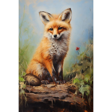 Fox Oil Canvas